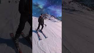 Skiing extraterrestrial️ #skiing #travel #insta360onex2 #alps