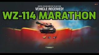 [WOT] WZ-114 Marathon.  Earning the Chinese heavy tank after 10 days of farming. NOT WORTH IT!