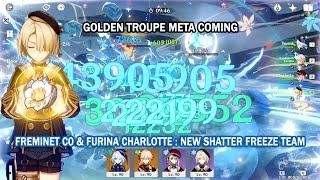 Freminet C0 Golden Troupe & Furina Charlotte New Shatter Freeze Team - 4.2 Floor 12 Showcase