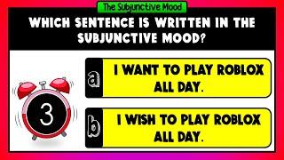 Identify the Subjunctive Mood | SPaG Test