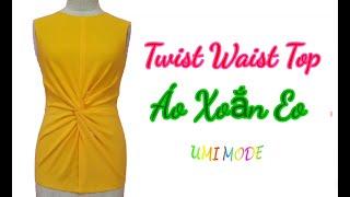 U24 - Twist Waist Top - Áo Xoắn Eo