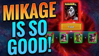 THIS EARNED ME 100k CVC POINTS! Lady Mikage Build Part 1! | Raid: Shadow Legends