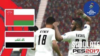 Oman vs. Iraq Qualifiers™ Road to 26 | Simulate Gameplay PES2017