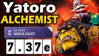 Яторо Топ 1 РАНГ МИРА! - Yatoro Alchemist 7.37 ДОТА 2