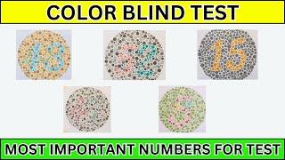 Color Blind Test | Color Blind Test For South Korea | Color Blind Test For Skill Test in Korea 2024