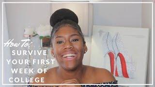 COLLEGE ADVICE: How To Survive Your First Week Of College || Abria Perry