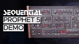 Sequential Prophet 5 Sound Demo (no talking) with Presets for Ambient and Techno