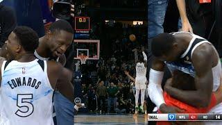 Julius Randle GAME WINNER BUZZER BEATER vs Suns then shows love to his family