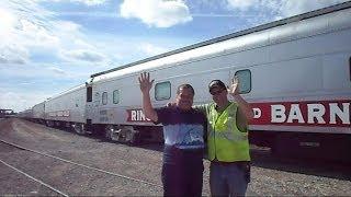 Florida Central & CSX Ringling Circus Train Loading Going And Following