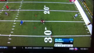 Alex Green, Agility, NFL Combine