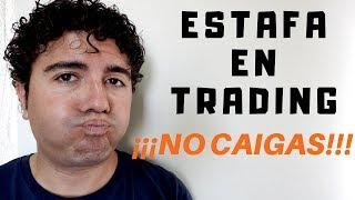 Estafa en trading  ¡No caigas!