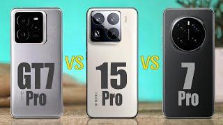 Realme GT 7 Pro Vs Xiaomi 15 Pro Vs Honor Magic 7 Pro