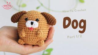 #220 | Amigurumi Dog Free Pattern (1/2) | How To Crochet Amigurumi Animals | @AmivuiStudio