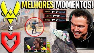PEGOU FOGO NA SEMIFINAL! VITALITY x MOUZ - (MELHORES MOMENTOS) PLAYOFFS MAJOR! (GAULES)