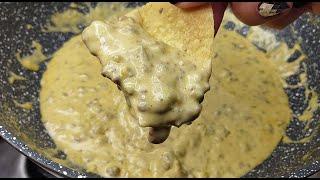 QUESO DIP | Creamy Stove Top Cheese Dip Recipe | Cook #WithMe