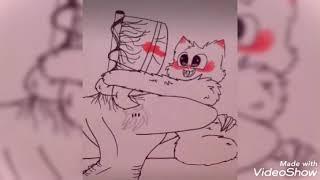 Cartoon cat x Siren head