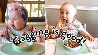 10 Babies Gagging on Food (Why it’s a GOOD Thing!)