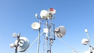 Aeronet PR R●FLO install - on the roof of the NOC in San Juan