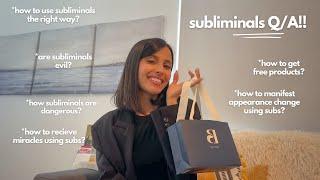 Everything you need to know about subliminals to manifest fast!