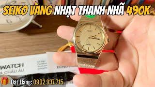 SEIKO VÀNG NHẠT DỊU NHẸ CHỈ 490K Like New 95%