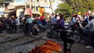 See what happens when railroad crossing is opened.