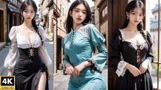 중세 미녀 룩북 中世の 美少女 asian girl