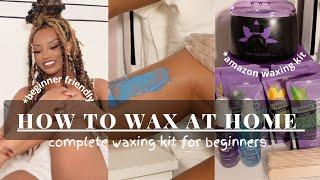 WAXING AT HOME FOR BEGINNERS | COMPLETE AMAZON KIT | TRESS WELLNESS WAXING KIT