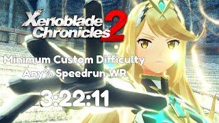 Xenoblade 2 Minimum Custom Difficulty Any% Speedrun WR in 3:22:11