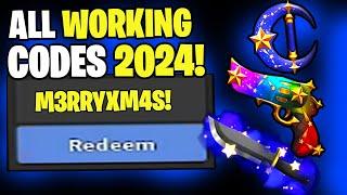 *NEW* ALL WORKING CODES FOR MURDER MYSTERY 2 IN 2024! ROBLOX MURDER MYSTERY 2 CODES