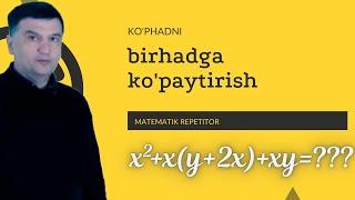 8. Ko'phadni birhadga ko'paytirish. Algebra 7 sinf