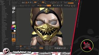 How To Make Custom Cosbaby In Zbrush  Scorpion 8X