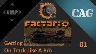 Factorio Achievement With CAG Ep. 01 | Getting On Track Like A Pro