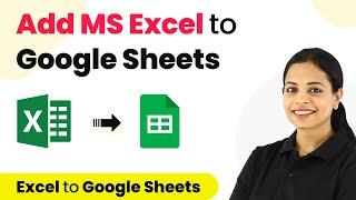 How to Add MS Excel Data to Google Sheets in Real-Time - Sync MS Excel to Google Sheets