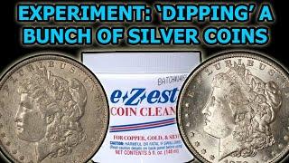 Cleaning/Dipping Silver Coins With E-Z-Est Experiment: Results & Advice