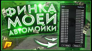 RADMIR CRMP - ФИНКА МОЕЙ АВТОМОЙКИ?! СКОЛЬКО Я ЗАРАБОТАЛ С АВТОМОЙКИ ЗА ДВА С ПОЛОВИНОЙ МЕСЯЦА?!