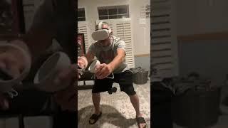 Dad’s First Try at NFL Virtual Reality Ends In Disaster