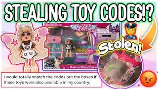 🫢RH Players *STEALING TOY CODES* From STORES?! OPENED BOXES?! This Is NOT OKAY!!#royalehigh