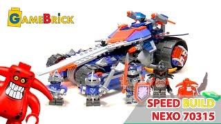 LEGO NEXO KNIGHTS 70315 Speed Build Review CLAY'S BLADE CRUISER