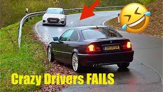 Nürburgring CRAZY DRIVERS FAILS & Highlights 17/11/2024 - POWERSLIDES, Drifts, Flames