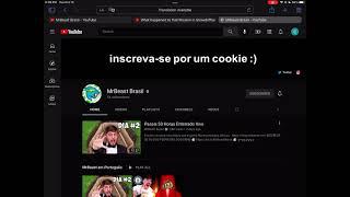 I am the 1,000th subscriber of Mrbeast’s Brazil channel