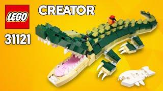 LEGO Crocodile (31121) from Creator | Step-by-Step Building Instructions | Top Brick Builder