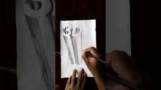 3D Drawing | pencil Drawing | #short | #Youtube shorts