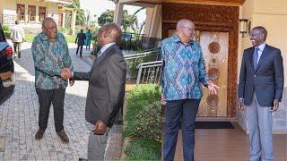 BREAKING NEWS! PRESIDENT RUTO VISITS UHURU KENYATTA AT HIS GATUNDU HOME!