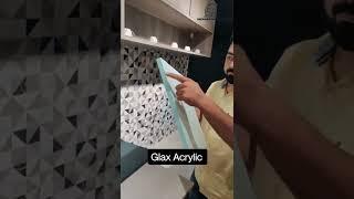 Best Type Of Acrylic For Your Dream kitchen | 2MM Acrylic Kitchen | Modular Kitchen | #shorts #reels