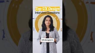 Top Interview Questions asked to UX Designers | Follow for more