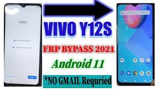 Vivo Y12s(V2033)Android 11 Frp Bypass Without Pc 2021/No Gmail/Bypass Google Account|2021