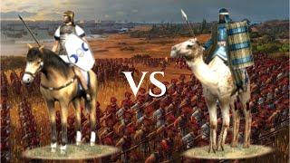 ROME TOTAL WAR REMASTERED: Long Shield Cavalry VS Numidian Camel Riders