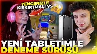 YENİ TABLETİMLE YENGENİZLE VS ATTIM!!  (KIŞKIRTMA İÇERİR) PUBG Mobile