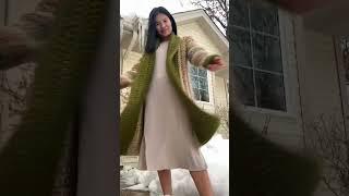 Long cardigan crochet design #crochettutorial #easycrochet #howtocrochet