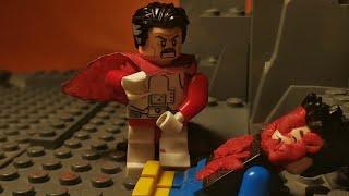 Омни-мен избивает неувязимого | Omni-man beats the invincible (Lego Stop Motion Studio)